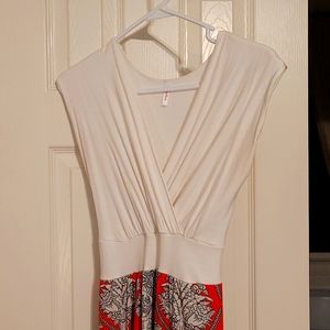 Pinkblush maternity maxi, size small